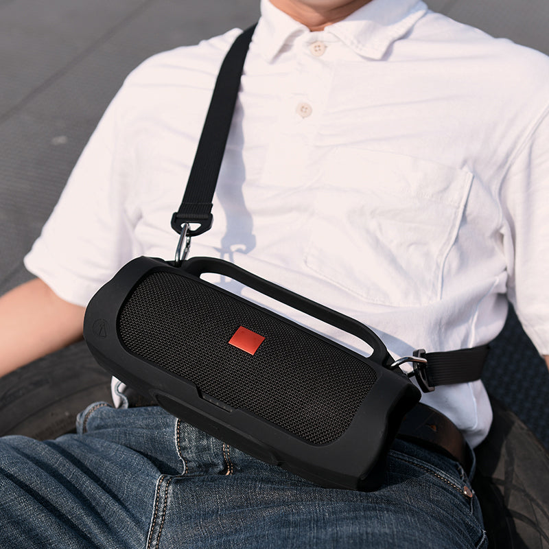 TXESIGN For JBL Charge3 Soft Silicone Case Protective Cover Portable Bluetooth Speaker Sleeve with Shoulder Strap TXESIGN For JBL Charge3 Soft Silicone Case Protective Cover Portable Bluetooth Speaker Sleeve with Shoulder Strap